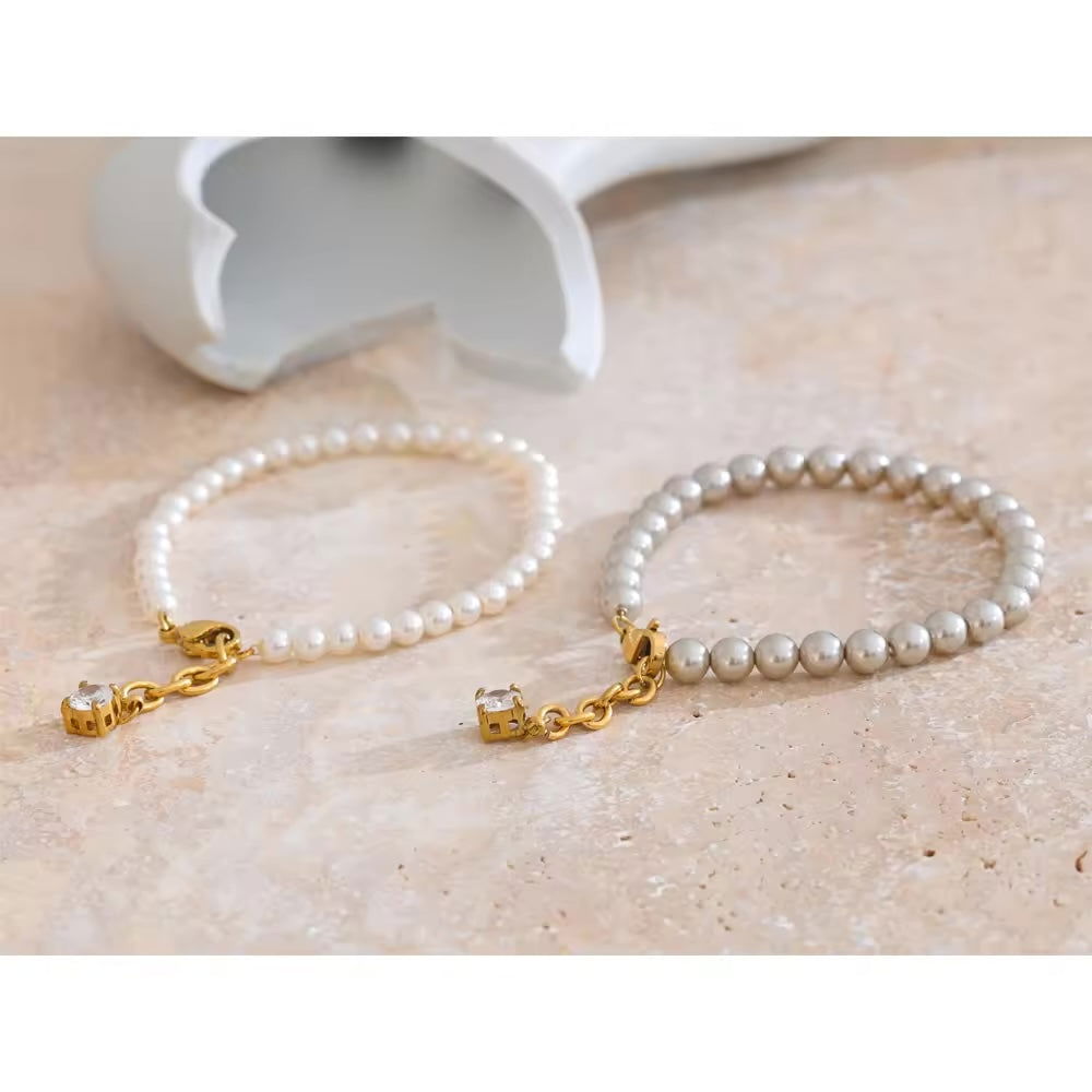 Classic Pearl Bracelet - Shvetah